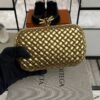 Bottega Veneta Knot Clutch Gold
