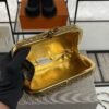 Bottega Veneta Knot Clutch Gold