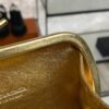 Bottega Veneta Knot Clutch Gold