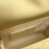 Dior Lambskin Cannage Micro Lady Dior Soft Yellow