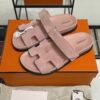 HERMÈS CHYPRE SANDAL Women’s Rose Porcelaine