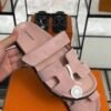 HERMÈS CHYPRE SANDAL Women’s Rose Porcelaine