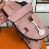 HERMÈS CHYPRE SANDAL Women’s Rose Porcelaine