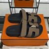 HERMÈS CHYPRE SANDAL Étoupe Women’s