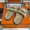 HERMÈS CHYPRE SANDAL Beige Women’s