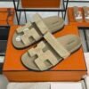 HERMÈS CHYPRE SANDAL Beige Women’s