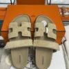 HERMÈS CHYPRE SANDAL Beige Women’s