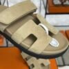 HERMÈS CHYPRE SANDAL Beige Women’s