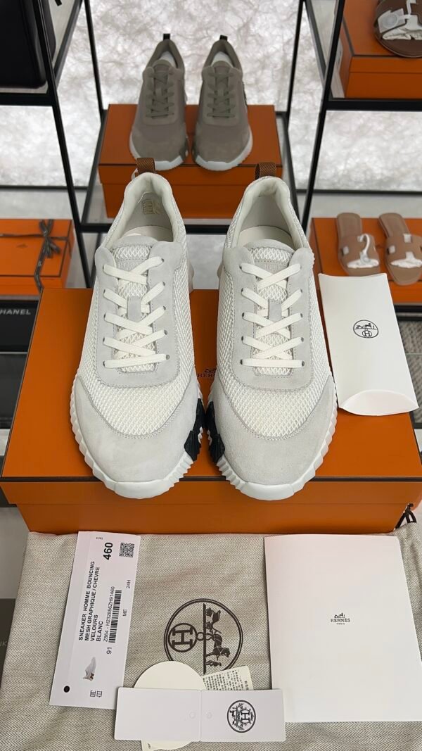 HERMES Bouncing sneake Blanc