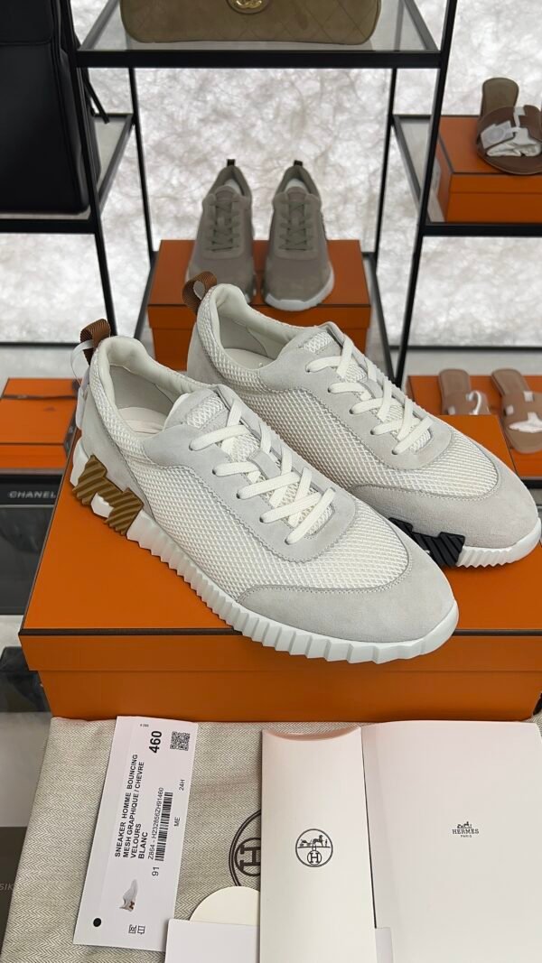 HERMES Bouncing sneake Blanc