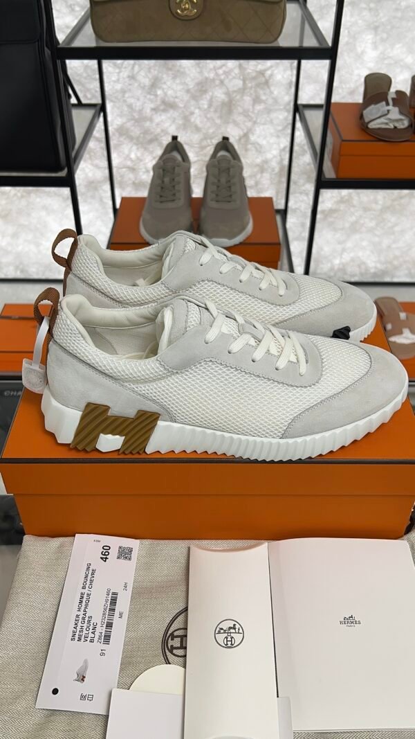 HERMES Bouncing sneake Blanc