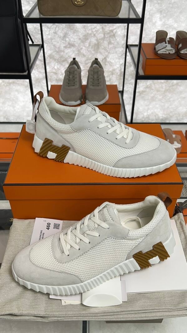 HERMES Bouncing sneake Blanc