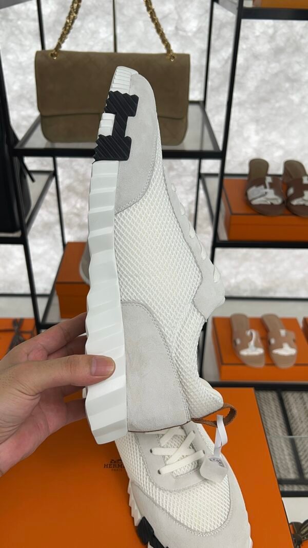 HERMES Bouncing sneake Blanc