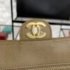 Chanel Spring/Summer 2026 Maxi Flap Bag Suede Calfskin & Gold-Tone Metal Dark Beige