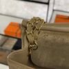 Chanel Spring/Summer 2026 Maxi Flap Bag Suede Calfskin & Gold-Tone Metal Dark Beige
