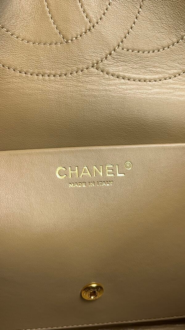 Chanel Spring/Summer 2026 Maxi Flap Bag Suede Calfskin & Gold-Tone Metal Dark Beige